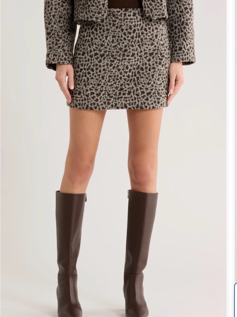 Jason Wu Women’s Cheetah Print Mini Skirt - Medium New